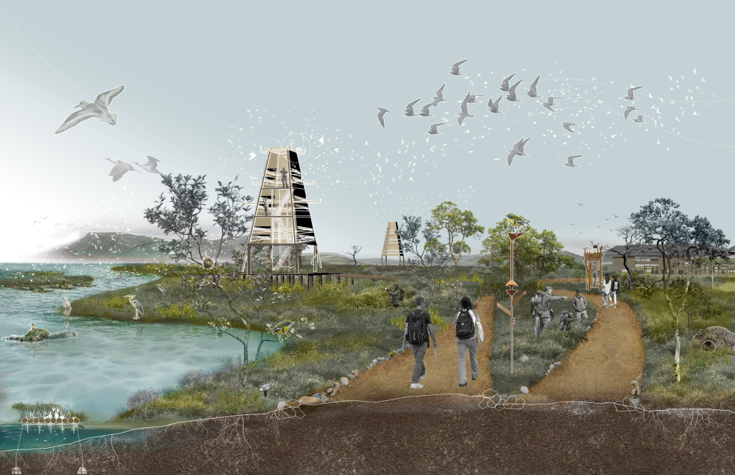2_Eco Park Section Perspective Concon Estuary - Mutita Ouk
