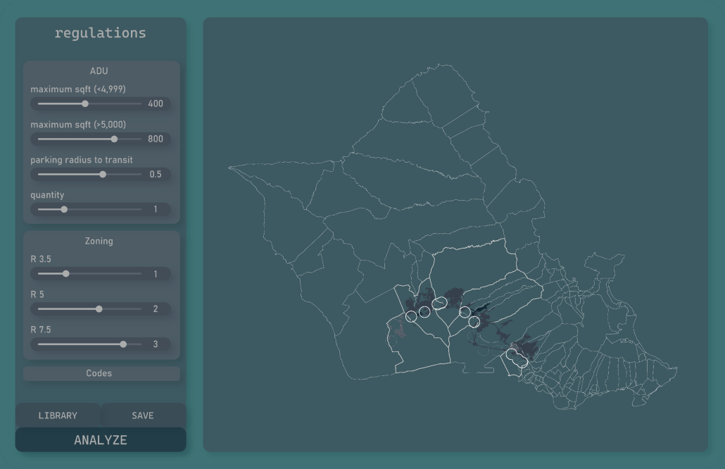 Policymaker User Interface - Hunter Wells