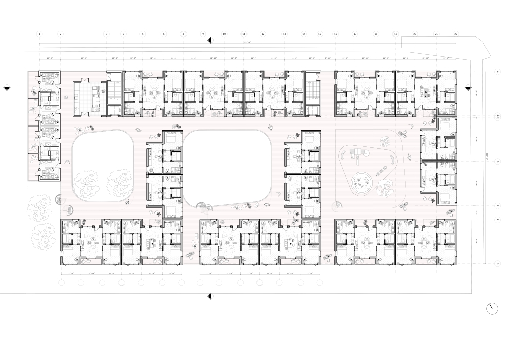 sp25_616_bauer_korolkova-polina_first floor plan - Julie Bauer